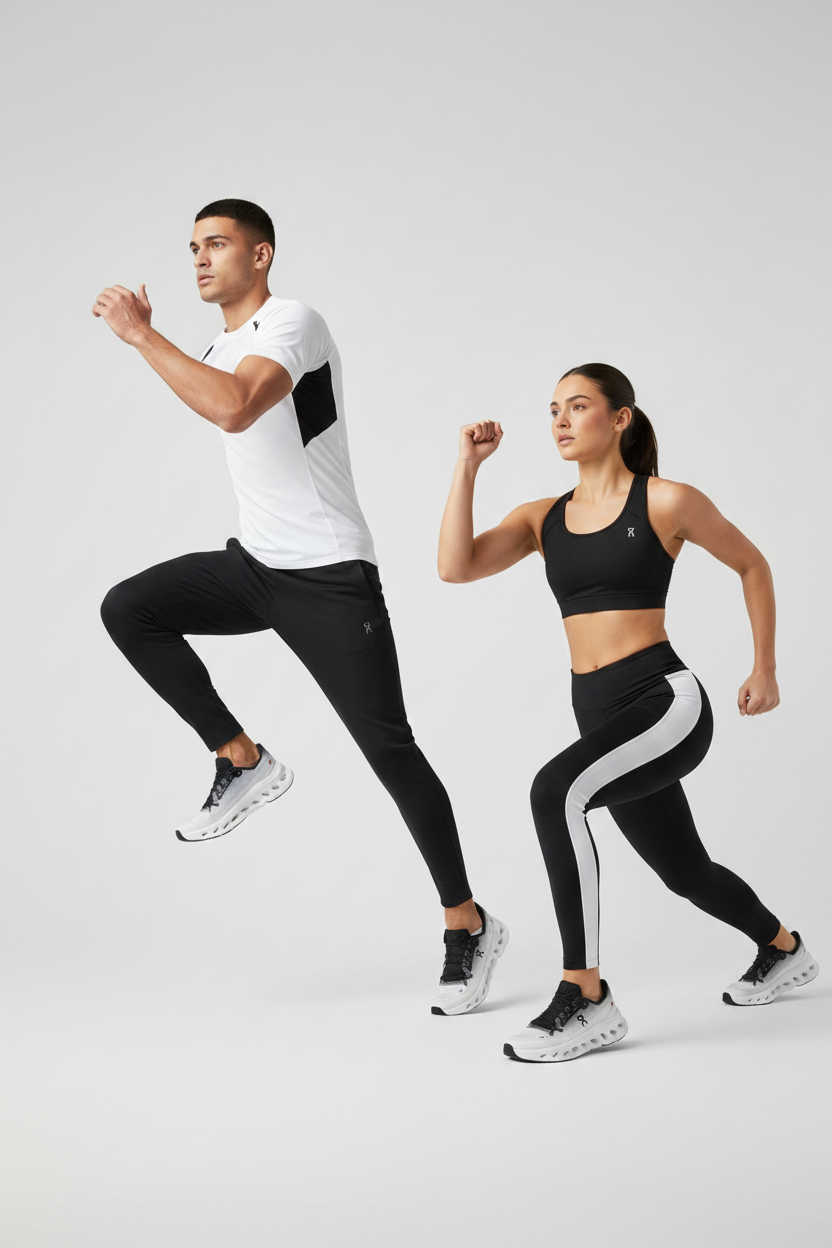 On Cloudtilt Sneakers in white and black with