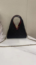 black quilted calfskin Chanel Chic Lady Small Shopping Tote bag