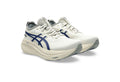 ASICS GEL-NIMBUS 27 ATC running shoes in the "Birch/Indigo Blue"