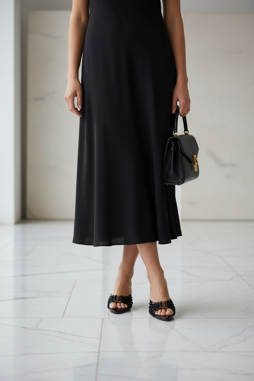 Saint Laurent Babylone mules in black